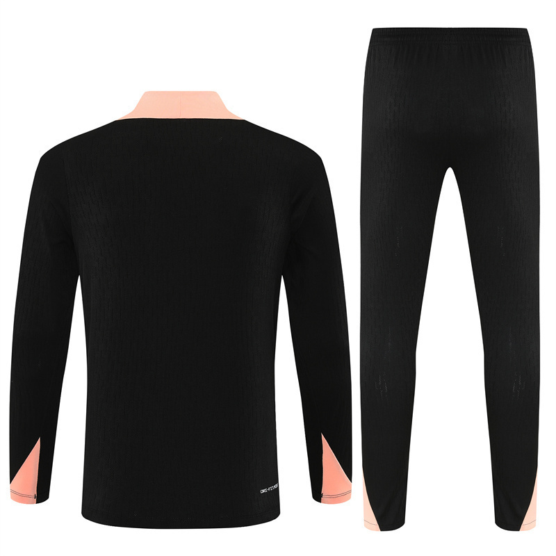 2025 26 france black tracksuit player version back 2025-26 France Black Tracksuit - Player Version - Back