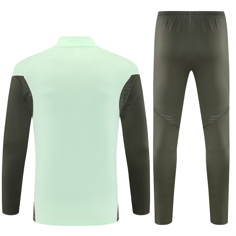 2025 26 real madrid light green tracksuit back 2025-26 Real Madrid Light Green Tracksuit - Back
