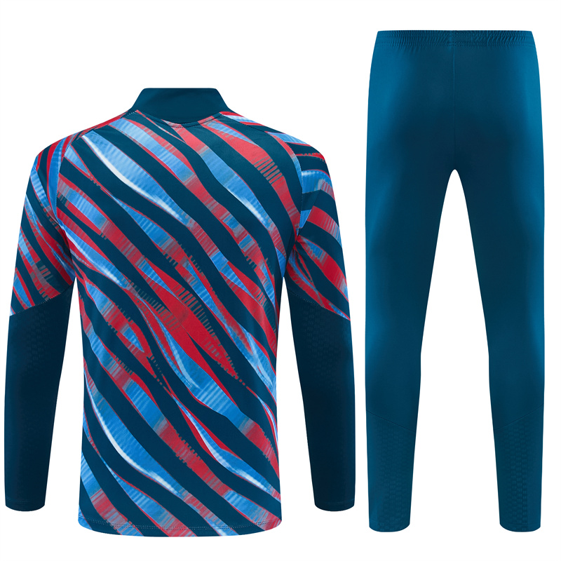 2026 27 arsenal red and blue tracksuit camo back 2026-27 Arsenal Red and Blue Tracksuit - Camo - Back