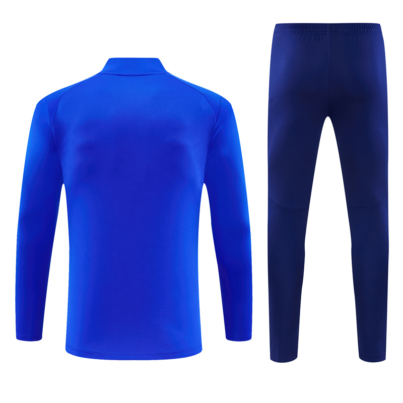 2026 27 marseille royal blue tracksuit back 2026-27 Marseille Royal Blue Tracksuit - Back