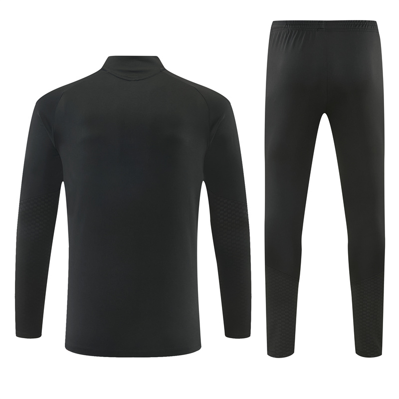 2026 27 real madrid black tracksuit all black edition back 2026-27 Real Madrid Black Tracksuit - All-Black Edition - Back