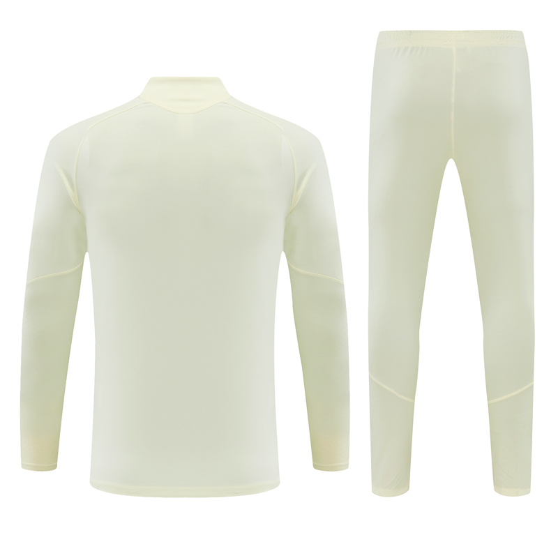 2026 27 real madrid cream tracksuit back 2026-27 Real Madrid Cream Tracksuit - Back