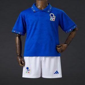 1994 Kids Italy Home Retro Kit Jersey Size 16-28 - Front