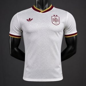 2 star player version 2026 spain away white jersey with champion patch