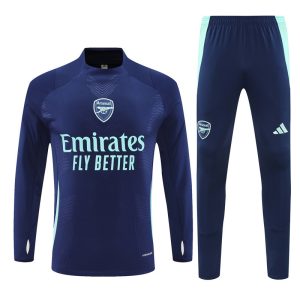 2024-25 Arsenal Navy Blue Tracksuit - Player Version - Front
