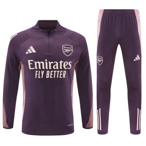 2024-25 Arsenal Purple Tracksuit - Front