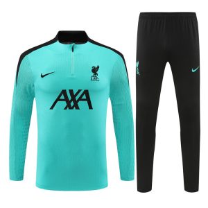 2024-25 Liverpool Turquoise Tracksuit - Player Version - Front