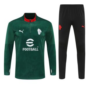 2025-26 AC Milan Green Tracksuit - Camo - Front