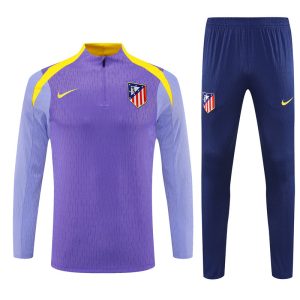 2025-26 Atletico Madrid Purple Tracksuit - Player Version - Front