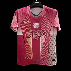 2025/26 Barcelona Karol G Pink Jersey - Front