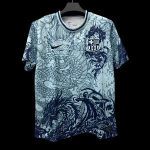 2025/26 Barcelona Limited Edition Dragon Collection Jersey - Nike Asian-Inspired Art Series - Front