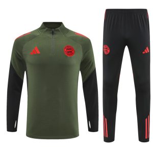 2025-26 Bayern Munich Green Tracksuit - Front