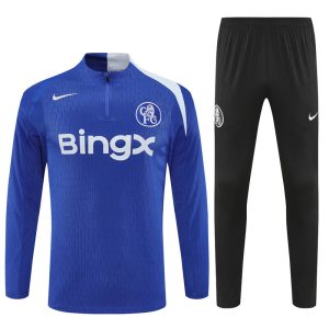 2025-26 Chelsea Royal Blue Tracksuit - T90 - Player Version - Front