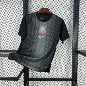2025/26 Corinthians Black Goalkeeper Jersey - Front
