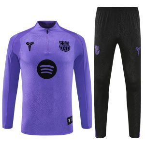 2025-26 FC Barcelona Purple Tracksuit - Collaboration Edition - Front