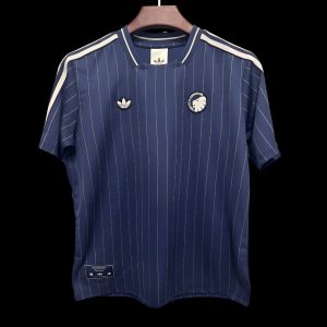 2025/26 FC Copenhagen Adidas Terrace Icons Navy Blue Jersey - Front