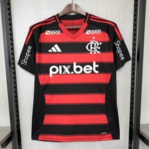 2025/26 Flamengo Home All Sponsors S-XXXXL Jersey - Front