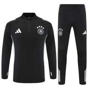 2025-26 Germany Black Tracksuit - Front