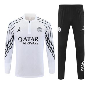 2025-26 Jordan x PSG White Tracksuit - Champions League Edition - Front