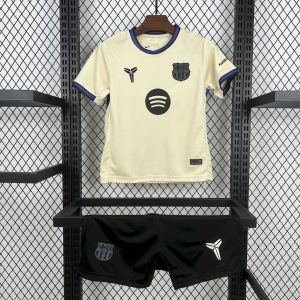 2025 26 Kids Barcelona Away Jersey - Front