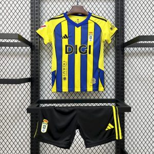 2025 26 Kids Real Oviedo Away Kit - Front