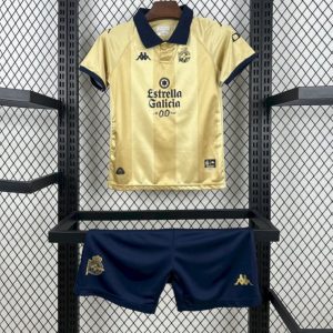 2025 26 KidsDeportivo De La Coruna 25th Anniversary Edition Kit - Front