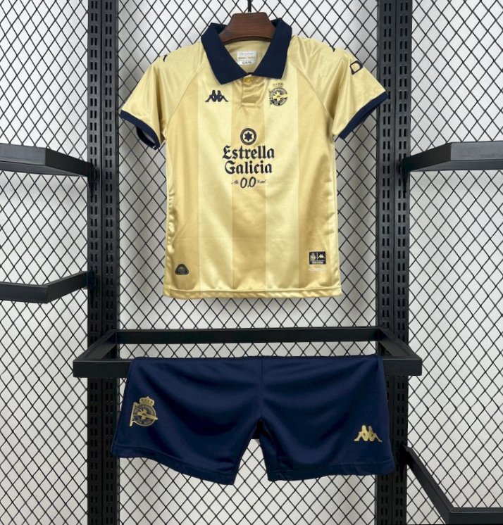 2025 26 kidsdeportivo de la coruna 25th anniversary edition kit front 2025 26 KidsDeportivo De La Coruna 25th Anniversary Edition Kit - Front