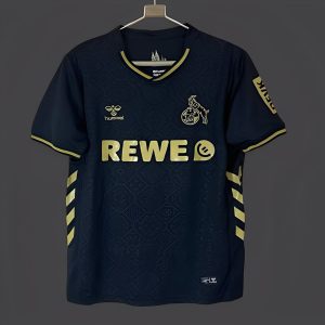 2025/26 Koln Away Black Jersey - Front