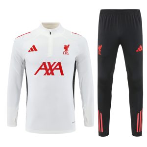2025-26 Liverpool Off-White Tracksuit - Front