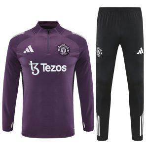 2025-26 Manchester United Purple Tracksuit - Front