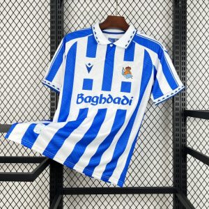 New arrivals 2025/26 Mens Real Sociedad Vintage Jersey - Front