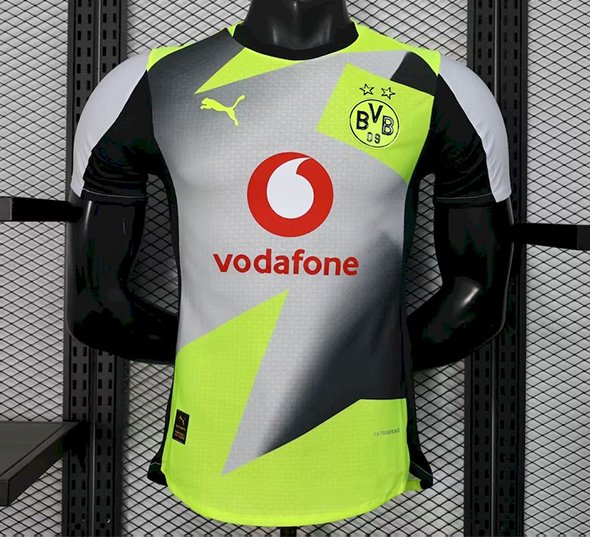2025 26 player version mens borussia dortmund away jersey front 2025 26 Player Version Mens Borussia Dortmund Away Jersey - Front