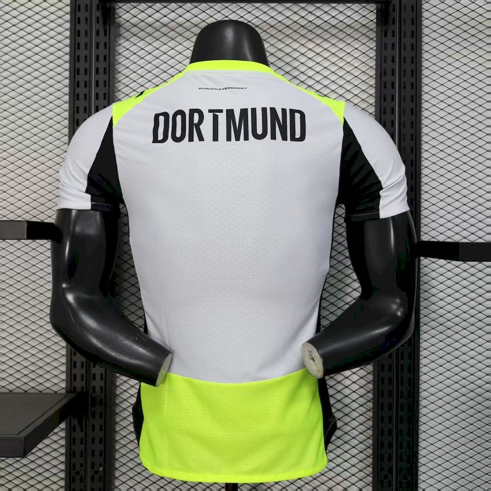 2025 26 player version mens borussia dortmund away jersey back 2025 26 Player Version Mens Borussia Dortmund Away Jersey - Back