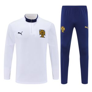 2025-26 Portugal White Tracksuit - Front