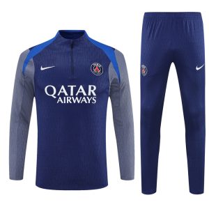 2025-26 PSG Navy Blue Tracksuit - Player Version - Front