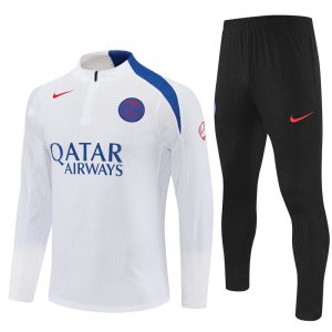 2025-26 PSG White Tracksuit - T90 - Player Version - Front