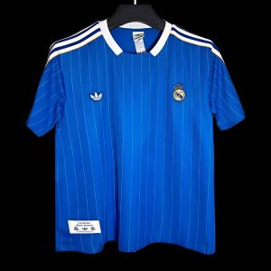 2025/26 Real Madrid Adidas Original Blue Casual Jersey - Front