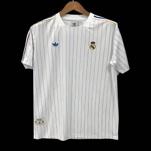 2025/26 Real Madrid Adidas Original Terrace Icons WHITE Jersey - Front