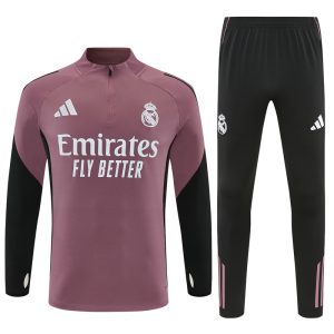 2025-26 Real Madrid Purple Tracksuit - Front