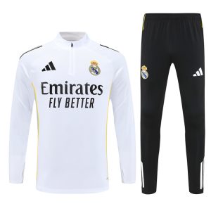 2025-26 Real Madrid White Tracksuit - Front