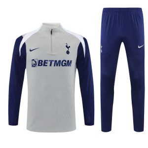 2025-26 Tottenham Hotspur Grey Tracksuit - Player Version - Front