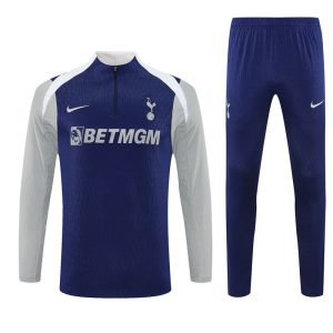 2025-26 Tottenham Hotspur Navy Blue Tracksuit - Player Version - Front