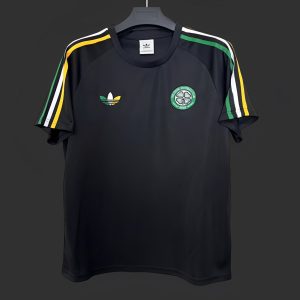 2026/26 Adidas Celtic Origins Black T-Shirt - Front