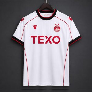 2026/27 Aberdeen FC Away White Jersey - Front