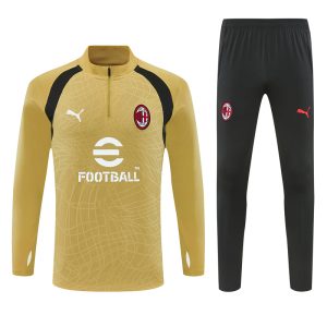 2026-27 AC Milan Gold Tracksuit - Front