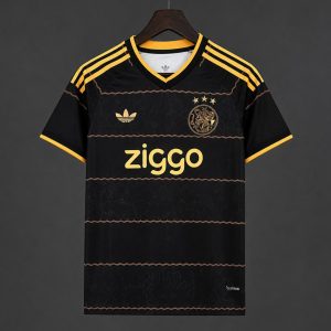 2026/27 Ajax Away Black Jersey - Front