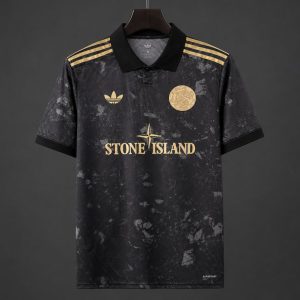 2026/27 Ajax x Stone Island Concept Black Jersey - Front