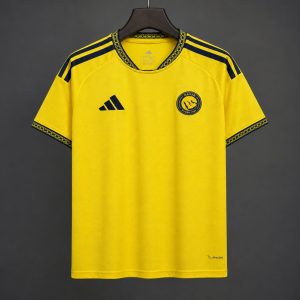 2026/27 Al-Nassr Yellow & Navy Vintage 23 24 Remake Home Jersey - Front