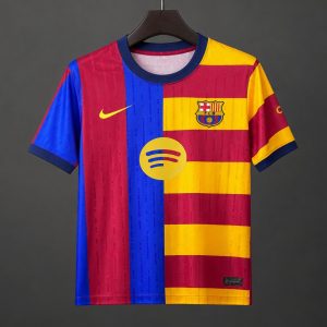 2026/27 Barcelona Special Edition Pre-Match Senyera Mashup Jersey - Front
