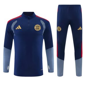 2026-27 Bayern Munich Navy Blue Tracksuit - Front